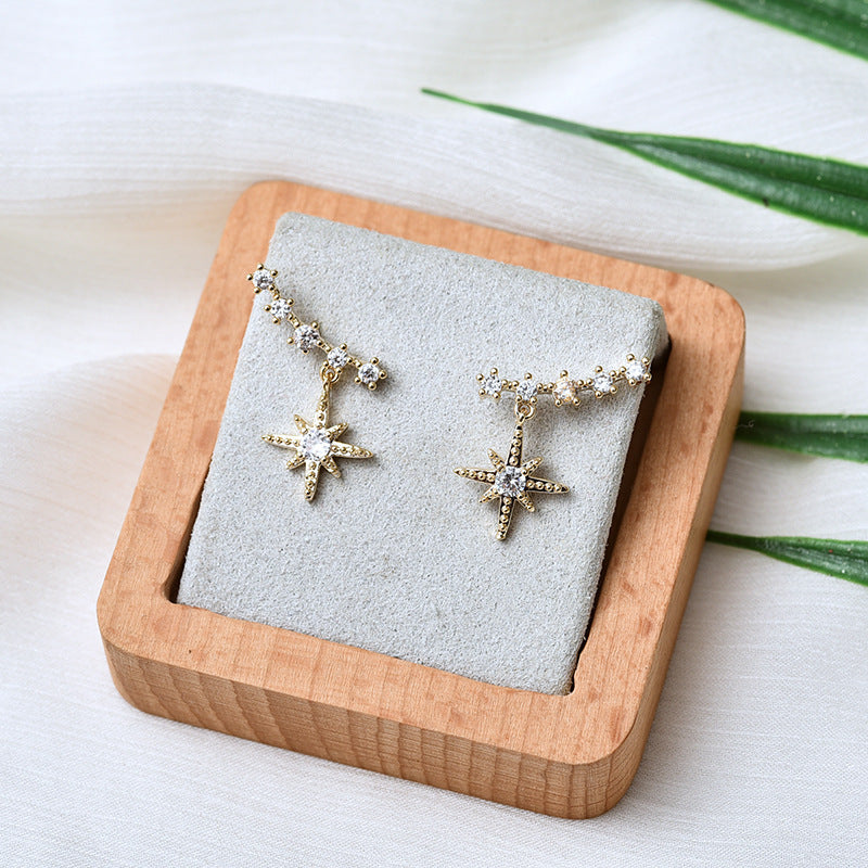 Octagonal earrings