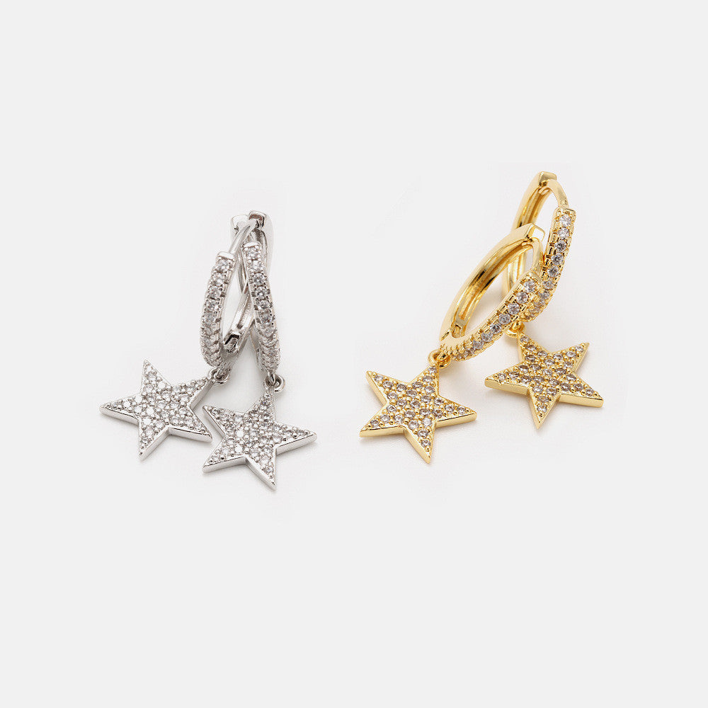 Star earrings