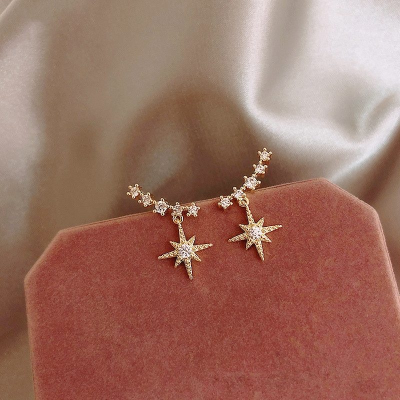 Octagonal earrings