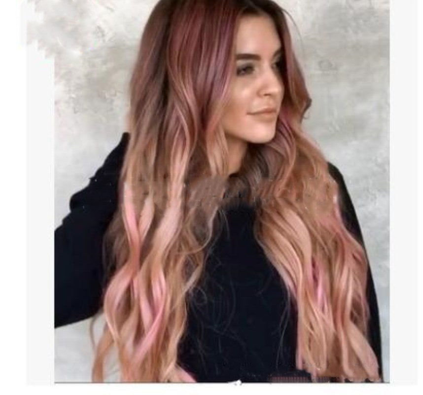Brown Pink Big Wave