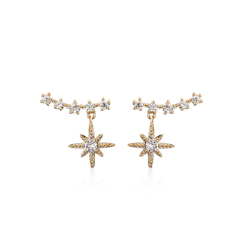 Octagonal earrings