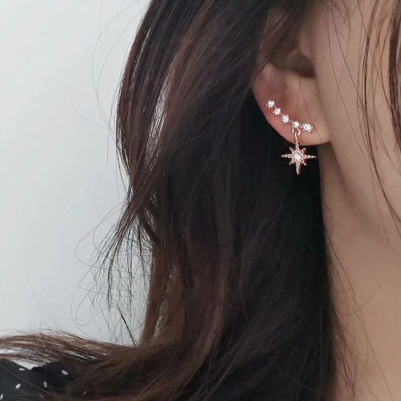 Octagonal earrings