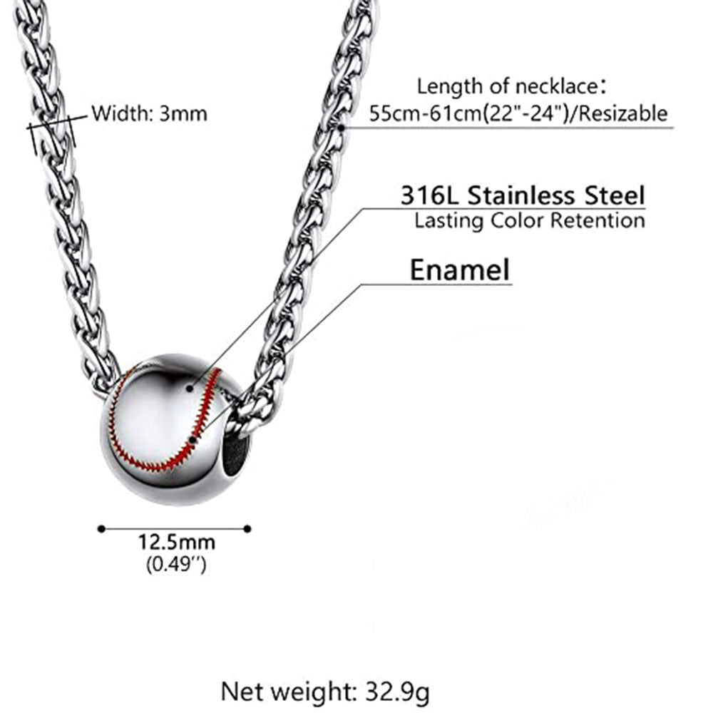 Baseball Necklace