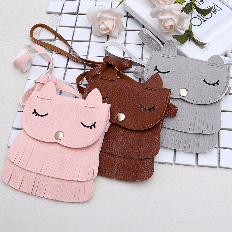fox tassel bag