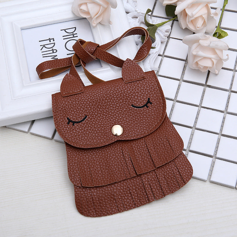 fox tassel bag