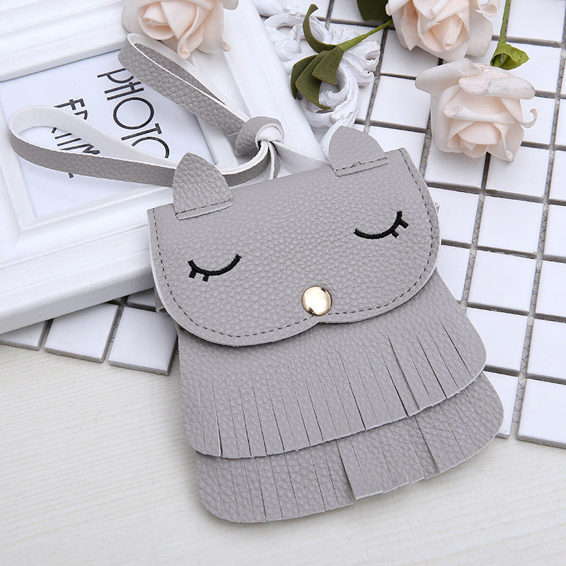 fox tassel bag
