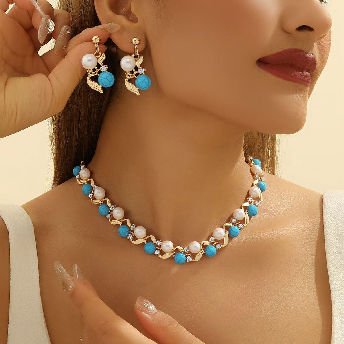 Pearl Turquoise Set