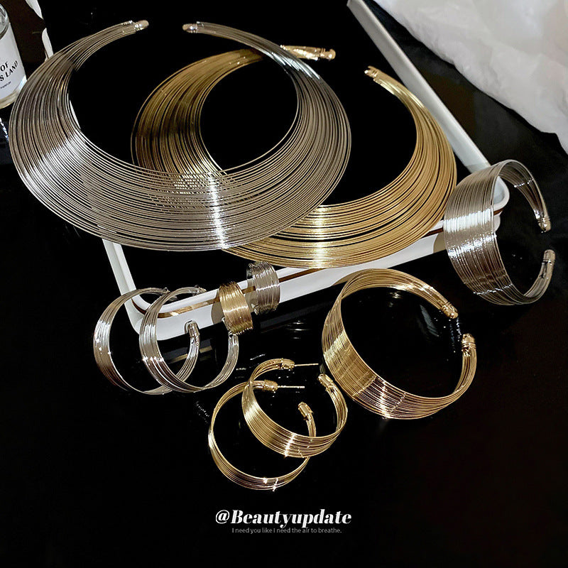 Metal Geometric Set