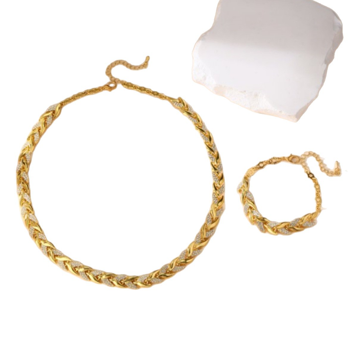 Diamond-encrusted Set