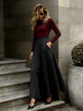 Velvet Flow Skirt