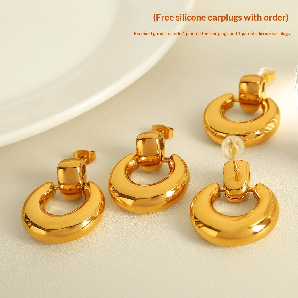 Retro High-end Earrings Set